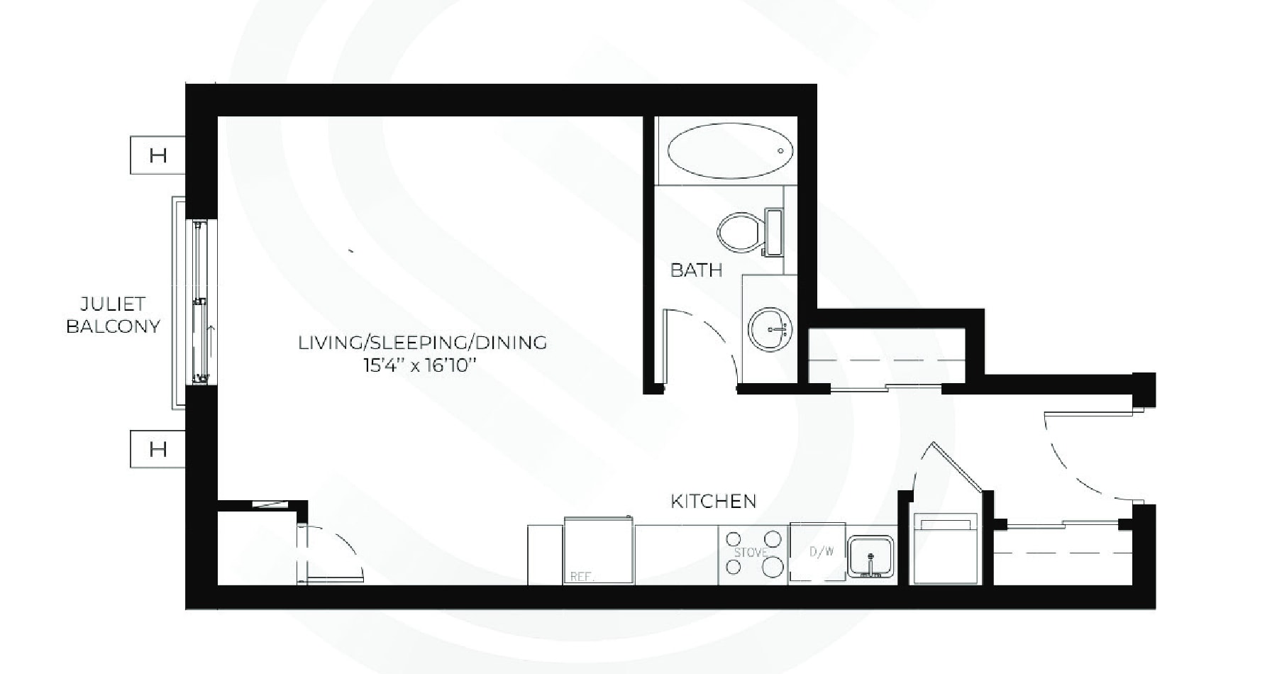 Studio - Brio floor plan