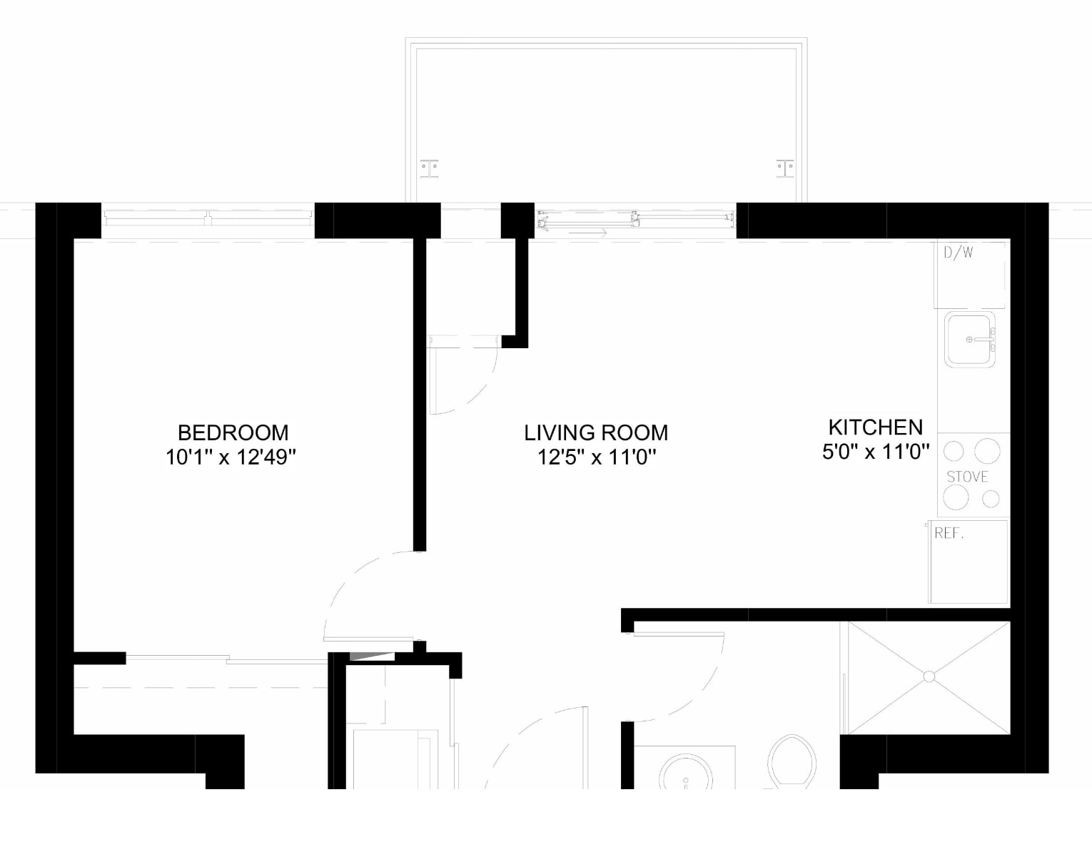 One Bedroom - Serene floor plan